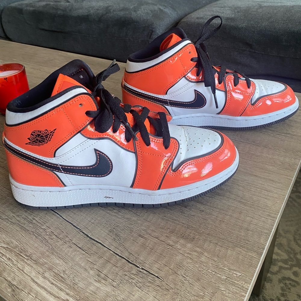 Orange Air Jordan’s